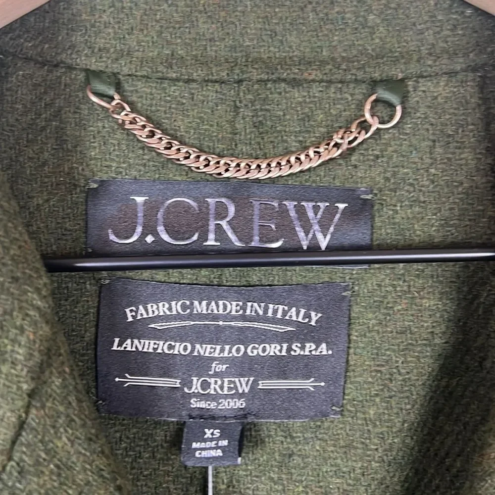 J. Crew Trench coat in double-faced Italian wool $368‎ Size XS - Picture 8 of 13